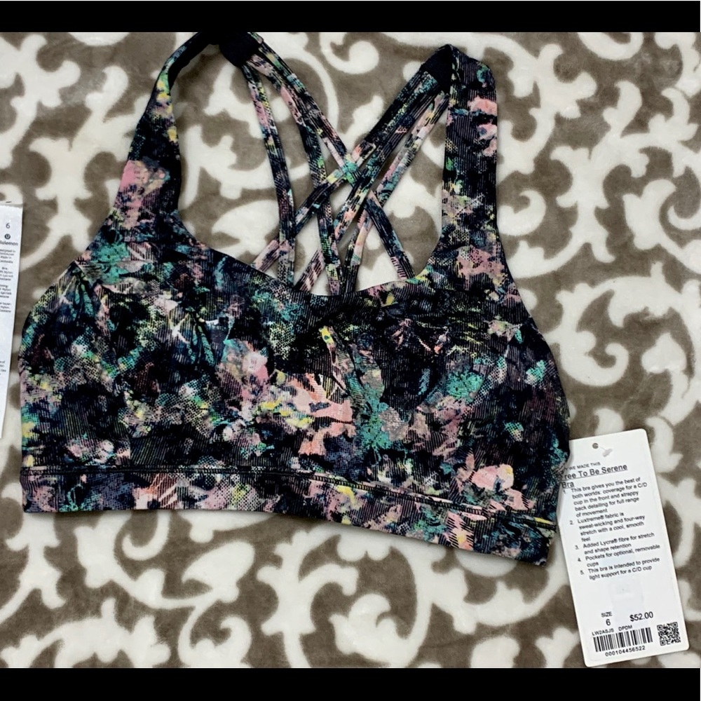 Lululemon Free To Be Serene Bra size 6